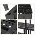 thumbnail image 5 of Heavy-Duty 5-Tier Plastic Shelf, Stackable Modular Shelving Unit for Garage Storage, Warehouse, Pantry & Utility Room - Black, 5 of 8