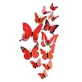 thumbnail image 1 of Decal Wall Stickers Sticker Bedroom 12 Pieces 3D Butterfly Home Decoration, 1 of 8