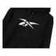 thumbnail image 3 of Sudadera Reebok Mujer Dama Hoodie Negro Deportivo negro M, 3 of 6