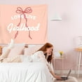 thumbnail image 3 of Pink Tapestry, Coquette Girly Room Decor, Preppy Pink Bow Aesthetic Tapestries Wall Blanket for Girls Room Bedroom Dorm Apartment Decor, 90x60 Inch, 3 of 5