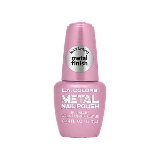L.A Colors - Esmalte de uñas de metal rosa cristal