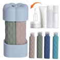 thumbnail image 4 of 4 en 1 Botellas Silicona Recargable Conjunto Dispensador () Azul, 4 of 9