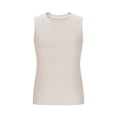 thumbnail image 6 of BUIGTTKLOP Ribbed Tank Tops for Women Sleeveless Knit Tops Crewneck Stretchy Going out Tops Fitted Summer Tanks, 6 of 6