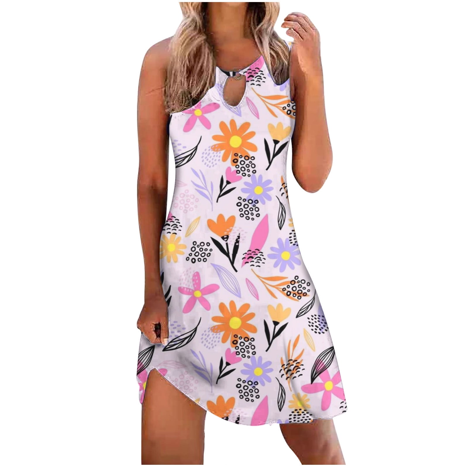 beach dresses for womenWomens Dresses Boho Sleeveless Sun Dress