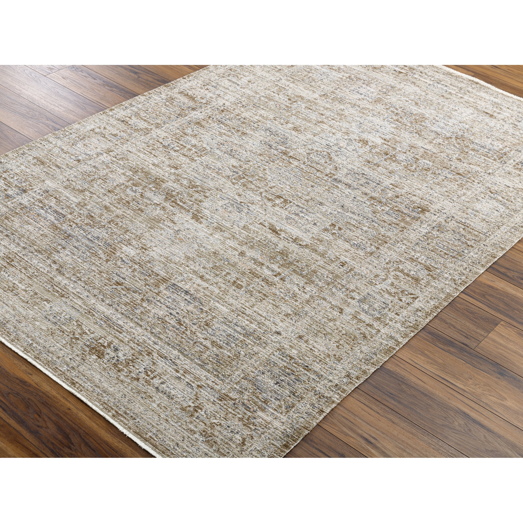 Livabliss x Becki Owens Margaret Medallion Washable Area Rug,9' x 13'1",Taupe/Brown