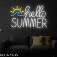 thumbnail image 2 of Glowneon Hello Summer Neon Sign, Summer Beach Led Sign, Beach Light, 2 of 4