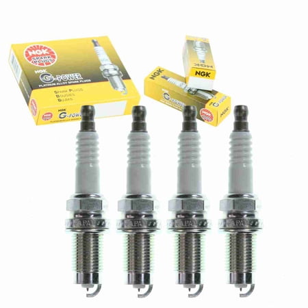 4 pc NGK 7096 G-Power Spark Plugs for 6717 7436 FR8VPP30U Ignition Wire Secondary Fits select: 1995-1997 NISSAN TRUCK, 1993-1994 NISSAN D21