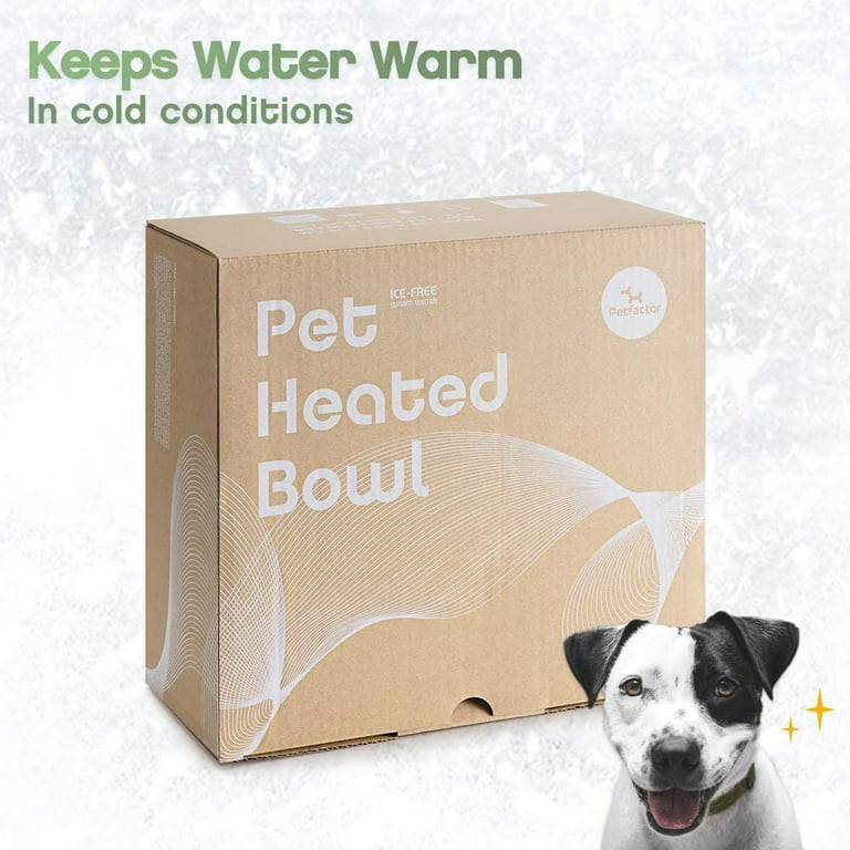 Heated dog bowl walmart hot sale