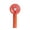 #473 Orange, variant on Fuebueo Portable Handheld Fans, 12Hrs Cooling Silent Operation Battery Powered Handheld Mini Fan, Summer Essential for Outdoor/Office/Travel/Beach Vacation, Gift