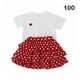 thumbnail image 2 of Guardurnaity Fiesta banquete evento niñas corazón patrón manga corta camiseta conjunto verano niños Tops Kit ropa regalo de cumpleaños conjuntos de ropa 100cm, 2 of 6