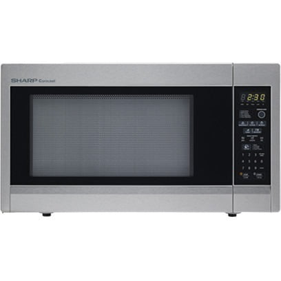Sharp Carousel 1 8 Cu Ft 1100w Countertop Stainless Steel Microwave Oven Sharp Carousel 1 8 Cu Ft 1100w