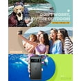 thumbnail image 5 of KOMI Pixel 8 Pro Case, IP68 Waterproof Dustproof Case with Built-in Screen Protector, Rugged Full Body Shockproof Protective Clear Cover for Google Pixel 8 Pro, Black, 5 of 5