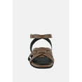 thumbnail image 3 of ASHTON Tan Flat Ankle Strap Sandals, 3 of 7