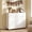 White, variant on Costway Sideboard Buffet Cabinet wirh Storage, Drawer and Push-to-Open Doors for Kitchen Black