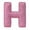 Pink, variant on Letter Plush Pillow,15 Inch Letter Hugging Throw Pillows,Decorative Initial Letter Shaped Throw Pillows for Bed Couch,Letter Pillows English Alphabet A to Z for Sofa Bedroom Living Room Decor,Pink(H)