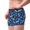 thumbnail image 2 of Disketp Blue Bus Men's Boxer Briefs,Soft and Breathable Cotton Underwear with ComfortFlex Waistband, 2 of 7