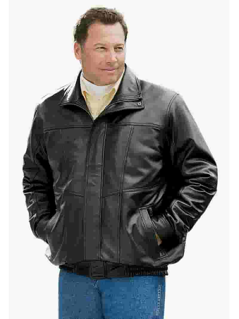 KingSize Men's Big & Tall Leather Bomber Jacket - Walmart.com KingSize Men's Big & Tall Leather Bomber Jacket - Walmart.com