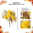 thumbnail image 2 of Artificial Flowers Fall Bouquet,Fake Dried Flower Floral Arrangement with Eucalyptus,Faux Chrysanthemum Pom Pom Stems for Kitchen Bathroom Table Centerpieces Fall Home Decor, 2 of 5