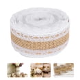 thumbnail image 2 of Lace Linen Roll, Multi-Purpose With Pin Natural Burlap Ribbon, For Gift Wrap Wedding 1,2,3,4, 2 of 8