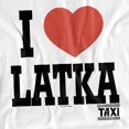 thumbnail image 2 of Taxi - I Heart Latka - Short Sleeve Shirt - Medium, 2 of 7