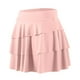 thumbnail image 3 of Pantalones cortos de yoga para mujer, falda holgada de dos piezas, secado rápido, para correr, fitness y tenis, 3 of 3
