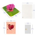 thumbnail image 5 of Tarjeta emergente Love Peach Tree, tarjeta de felicitación del Día de San Valentín lésbico, tarjeta de feliz aniversario, tarjeta de cumpleaños emergente para sus amantes, novia, 5 of 5
