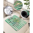 thumbnail image 2 of Hello Spring Dish Drying Mat for Kitchen Counter,Super Absorbent Quick Dry Coffee Bar Mat Pad Diatomaceous Sink Mat Non Slip Dish Drainer Mat 16x24 Watercolor Spring Floral Succulents Green Striped, 2 of 6