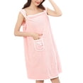 thumbnail image 1 of Toalla de baño usable para mujer Billuyoard rosa 80*130cm tamaño S, 1 of 6