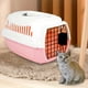 thumbnail image 1 of Transpirable, caja transportadora para gatos que lleva transporte aéreo, jaula grande con asa, cesta transportadora para coche, cachorro, perros peque Rosado Salvador Dali Cesta transportadora para gatos, 1 of 8