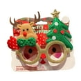 thumbnail image 4 of Divertidas gafas navideñas para niños y adultos, lindo marco navideño para anteojos para usar en regalos de fiesta navideña Ciervo y árbol de Navidad, 4 of 8