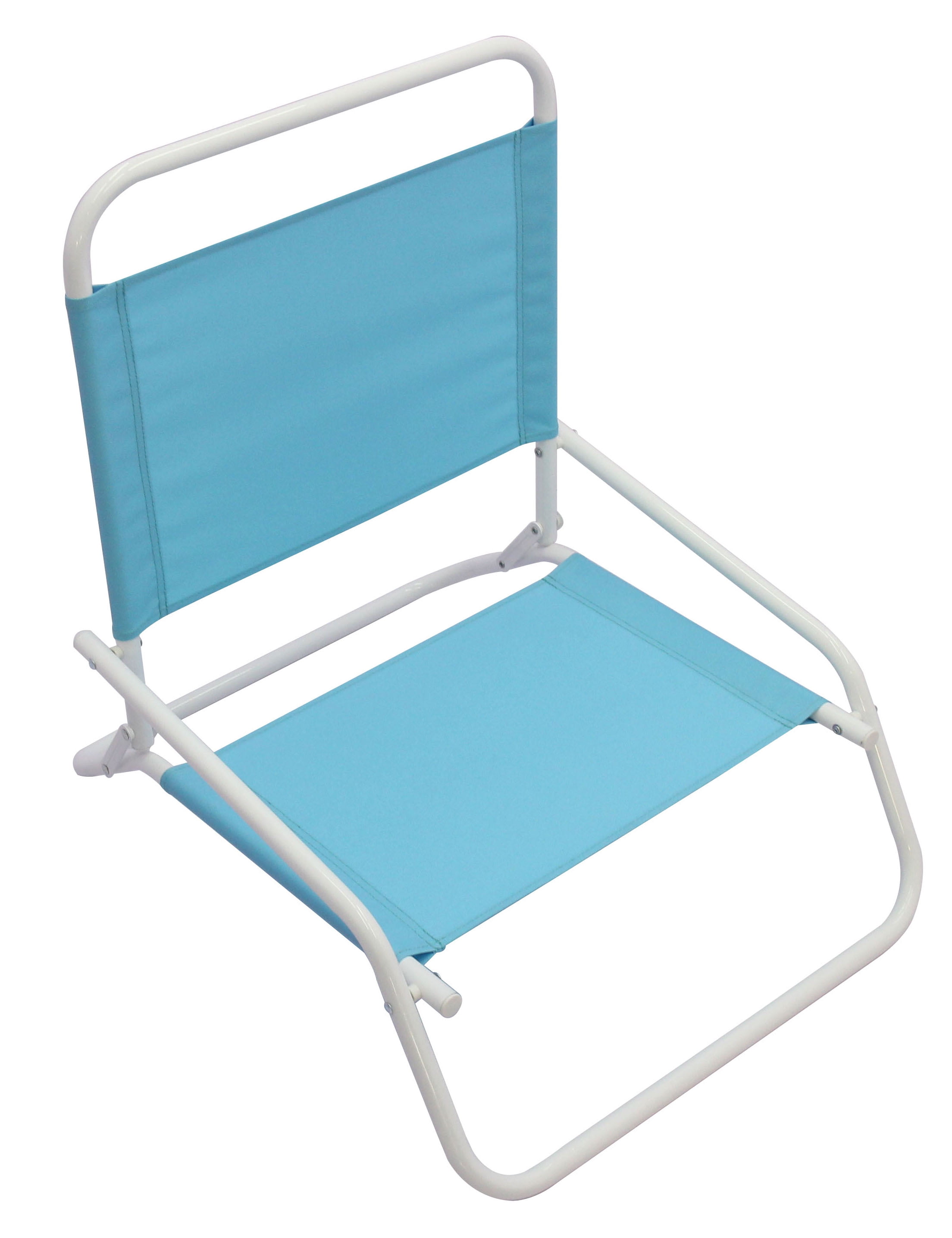 Mainstays 1-Position Folding Beach Chair, Turquoise - Walmart.com