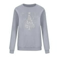 thumbnail image 6 of Sweatshirts for Womens Christmas Fashion Xmas Tree Printed Shirts Christmas Clothing Loose Plus Size Blouses Tops Winter Long Sleeve Crewneck Sweaters Pullover, 6 of 6