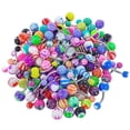 thumbnail image 3 of SmartBy 30Pcs Navel Rings Sexy Decoration Acrylic Colorful Barbell Body Piercing Belly Buttons for Shopping, 3 of 6