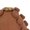 thumbnail image 6 of Foreside Home & Garden Terracotta Handmade Large Taper Candle Holder with Beads, 6 of 6