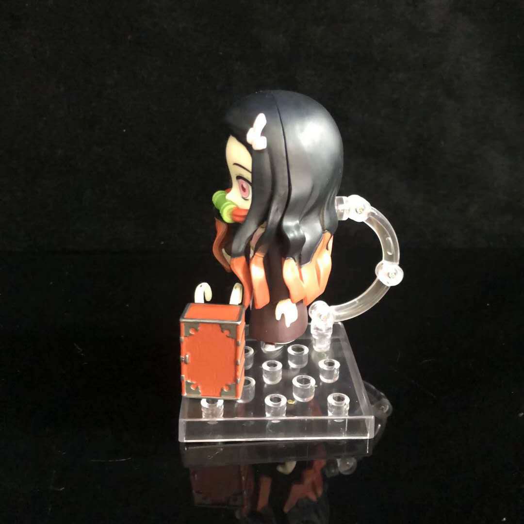 New Kamado Nezuko (Q Ver) Character Anime Model Statue Action Figures Desktop Ornament Popular Decorations Fan Souvenirs Creative Gift Collectable