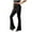 Black, variant on LYXSSBYX Flare Pants for Women Women's Casual Pantsbell-bottoms Solid Waist Long Pants