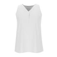 thumbnail image 3 of Women's Summer Sleeveless Chiffon Tunic Tank Tops Dressy Casual Blouse Loose V Neck Work Shirts, 3 of 4