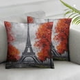 thumbnail image 2 of Heduofu Eiffel Tower Bed Pillow Covers, Paris Eiffel Tower Decorative Throw Pillow Cover Cushion Case for Sofa Bed Living Room Farmhouse Decorations, 2 Pieces Pillowcases Red White, 2 of 6