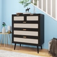 thumbnail image 3 of Miekor Furniture 5 Drawer Cabinet, Accent Storage Cabinet, Suitable for Living Room, Bedroom, Dining Room, Study BS3538, 3 of 6