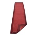 thumbnail image 5 of RUGSOTIC CARPETS HAND KNOTTED WOOL AREA RUGS - 2'6''x10', Runner, Red, Contemporary Modern Design, High Pile Thick Handmade Anti Skid Area Rugs for Living Room, Bed Room (T00205), 5 of 5