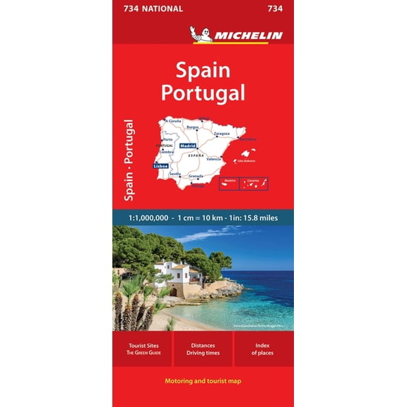 Maps/Country (Michelin) Michelin Spain & Portugal, (Paperback)