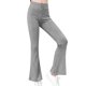thumbnail image 2 of Pantalones largos deportivos de color liso para niñas de 5 a 16 años, leggings de yoga para niños, 2 of 9