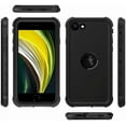 thumbnail image 3 of iPhone SE 2022 2020 Waterproof Case, iPhone SE 3rd 2nd Gen Case Waterproof, Allytech IP68 Waterproof Build-in Screen Protector Full Protection Case Cover for Apple iPhone SE 2022/2020, Black, 3 of 7