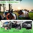 thumbnail image 6 of Towing Mirrors Universal Clip-on Mirror Extenders for Towing Cars Trailer Truck Boat - Pack of 2, 6 of 8