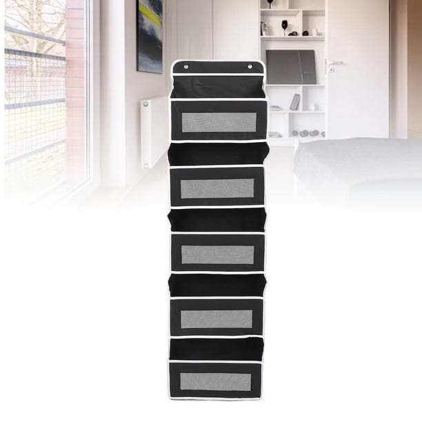 Organizador De Armario Colgante, 5 Estantes Sobre La Puerta De Almacenamiento Con 10 Bolsillos Para La Organización Del Armario De Dormitorio, 40x14x146cm