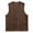 Coffee, variant on Clearance Jacket Vest,Clearance Sales Women's Outerwear Vests Adult Postulant Activity Vest Supermarket Vests Clerk Workwear