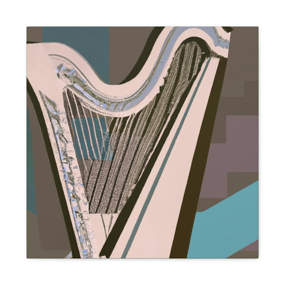 Harp in Pop Art - Canvas