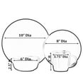 thumbnail image 5 of 32 PC Dinnerware Dish Set for 8 Person | Mugs, Salad and Dinner Plates and Bowls Sets, Dishes with Highly Chip and Crack Resistant, Dishwasher and Microwave Safe, Black, 5 of 8