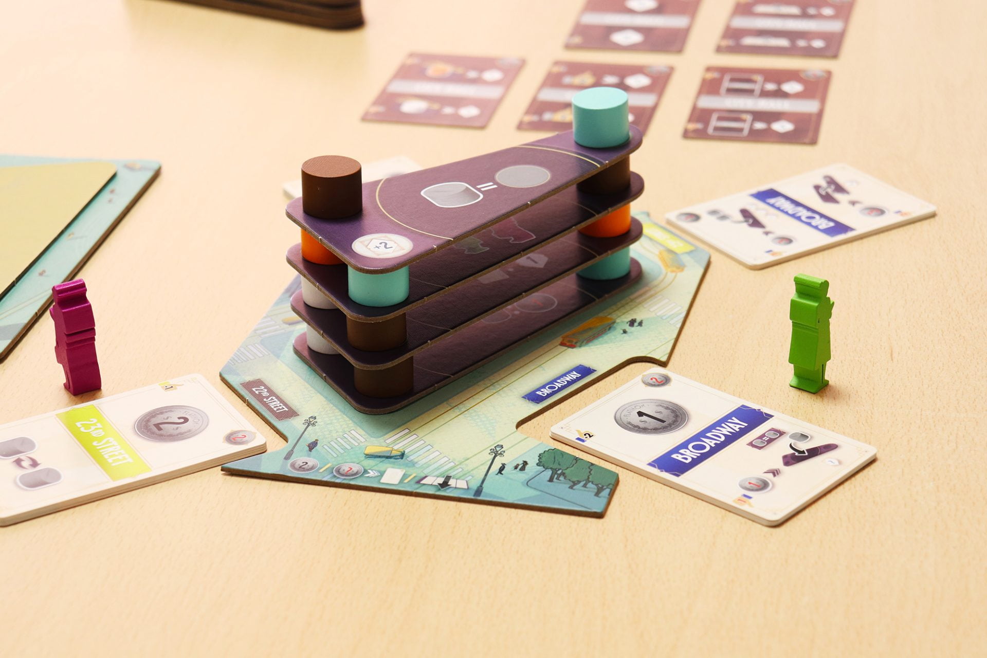 Flatiron Strategy Board Game for Ages 12 and up, from Asmodee