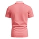 thumbnail image 5 of Blusa y camisa de manga corta con cuello vuelto para hombre, informal, lisa, de manga corta, con botones y cuello vuelto, de poliéster., 5 of 8